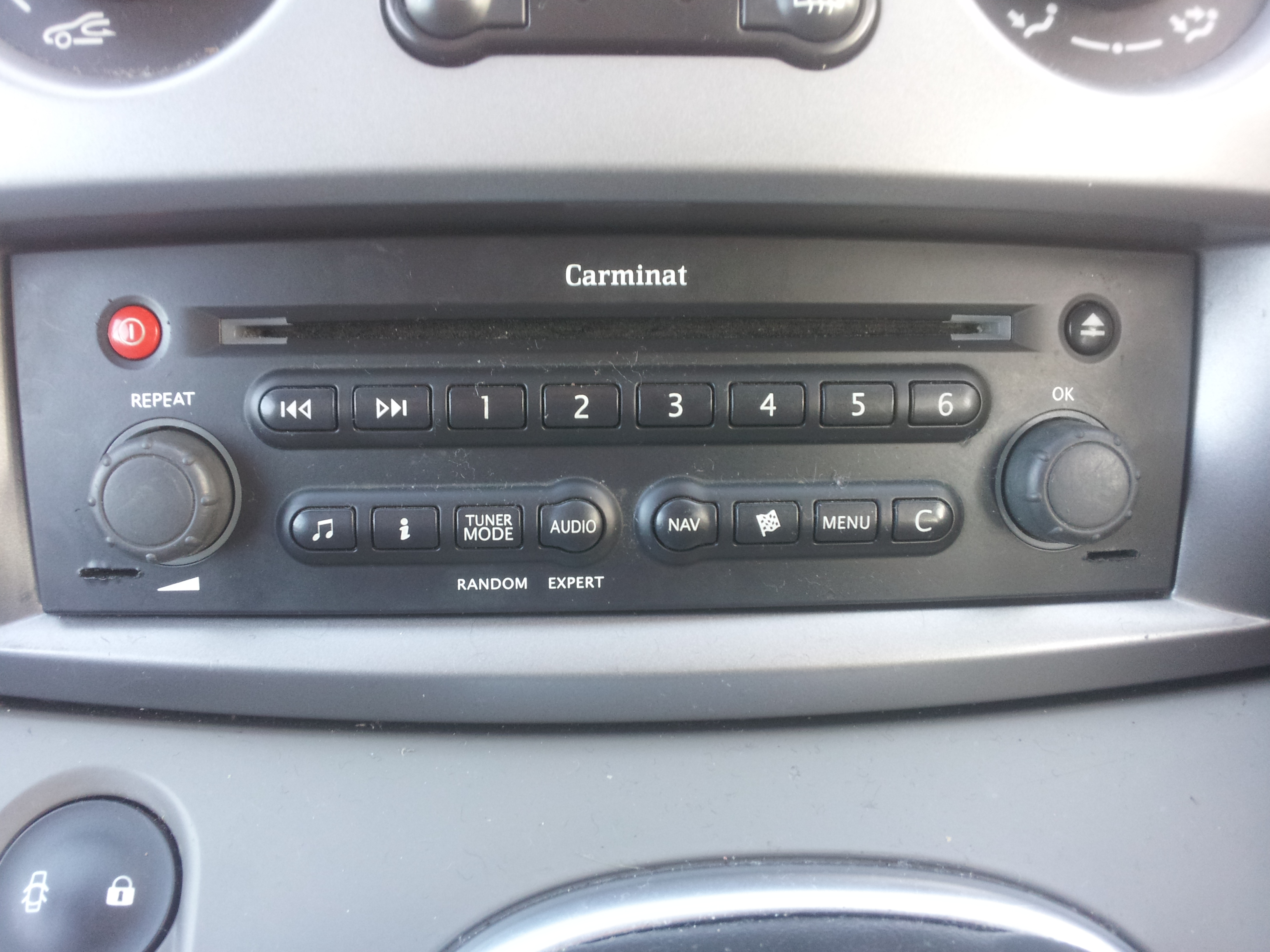 [Scenic II phII] Jak podłaczyć AUX w radiu Carminat Car