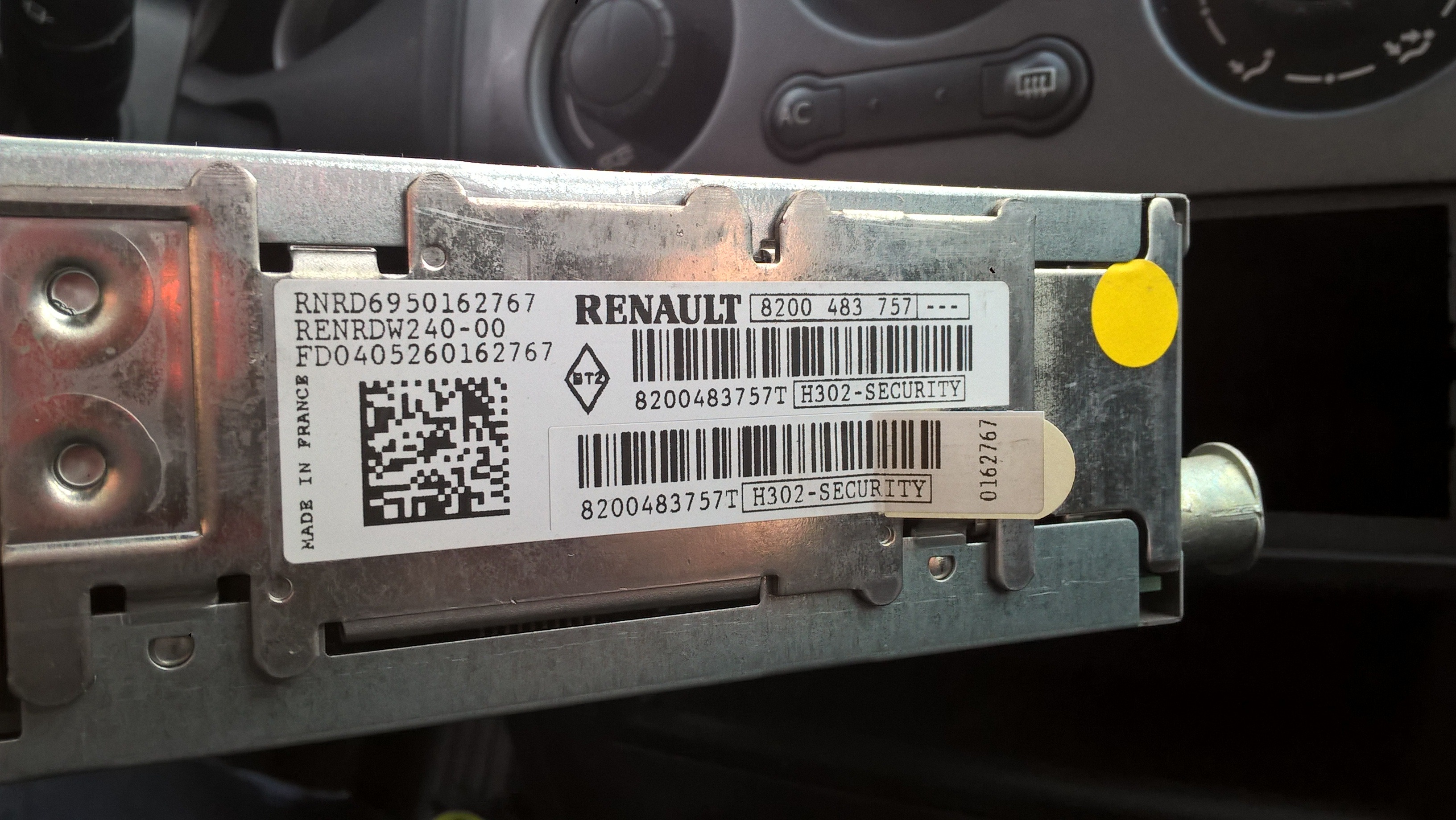 Kod Do Radia Renault Megane 2