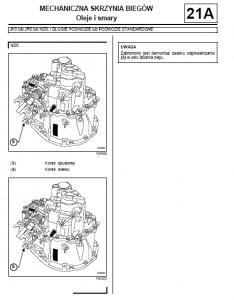 Wymiana oleju w skrzyni biegów renault scenic